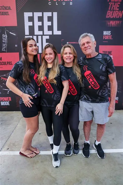 Estella Studart, Luisa, Erika Clemente e Airton Fernandes