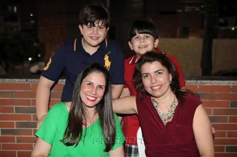 Alexandre, Luis Eduardo, Fabíola Rocha e Márcia Studart