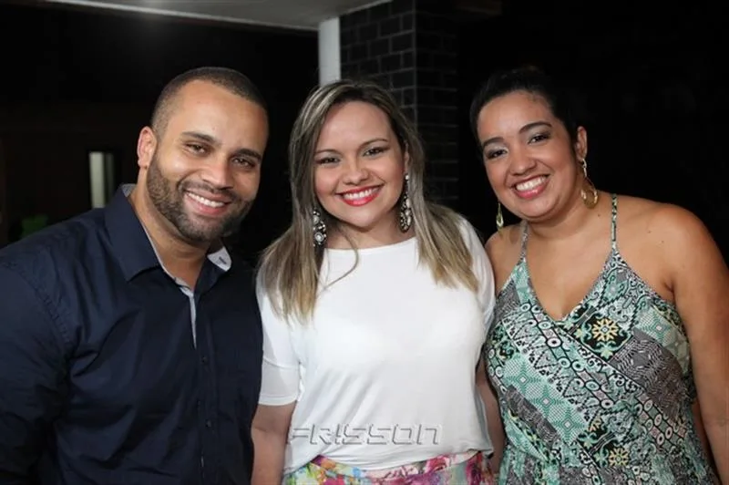 Cristian Ferreira, Eveline Pimentel e Shirley Vaz