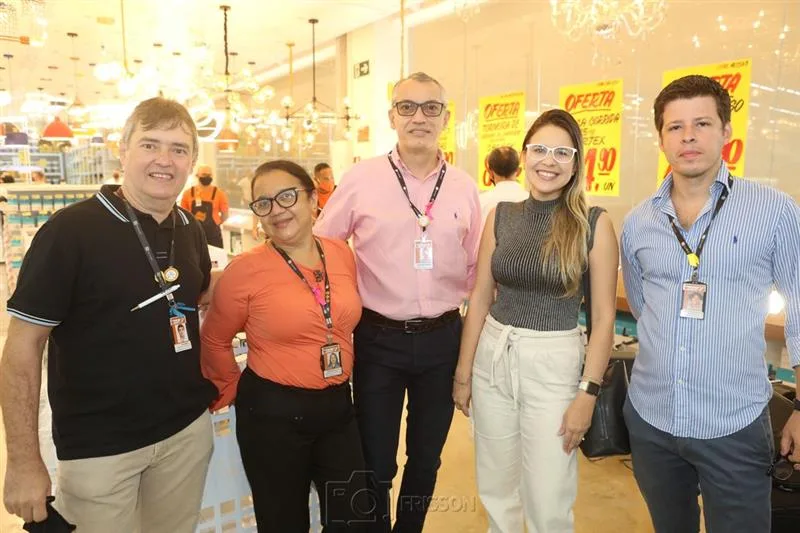Alexandre Férrer, Francisca Iricelia, Alexandre Gualberto, Rebeca Araújo e Junior Mello