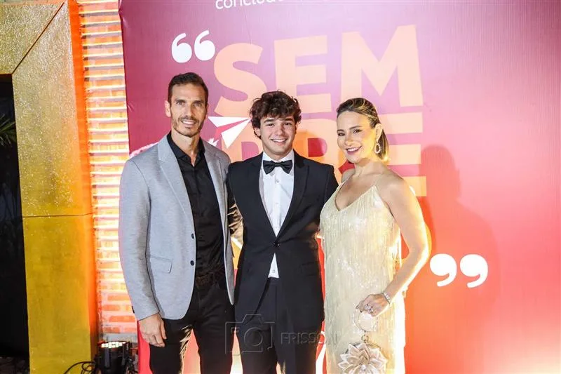 Flavio Furtado, Vitor Filho e Gaida Furtado