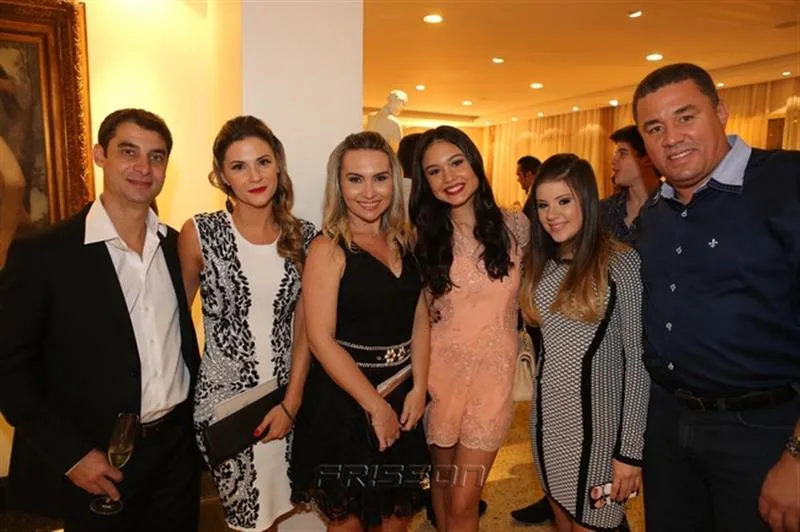 Alexandre, Carolina Genovesse, Socorro Medeiros, Ligia Duarte, Manuella Gago e Bertran Duarte