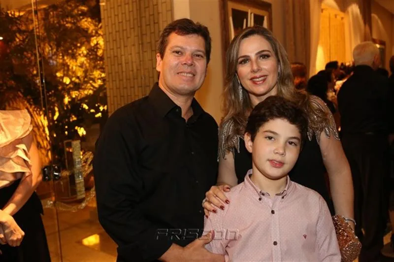 Claudio, Suyanne e João Claudio Dias Branco