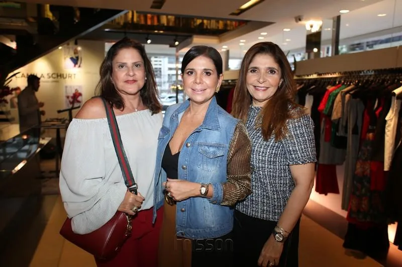 Celina Fiúza, Maria Lúcia Carapeba e Cristiane Figueiredo