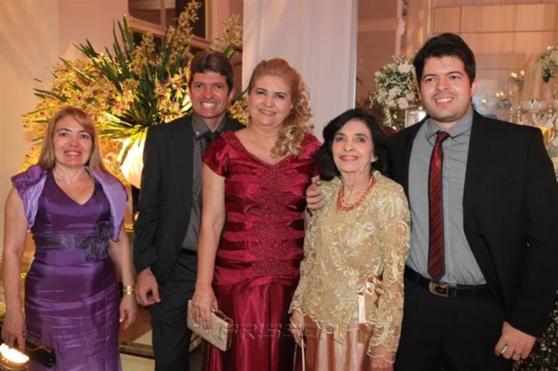 Ana Cleide, Rogério, Helena, Marlene e Moroni Linhares