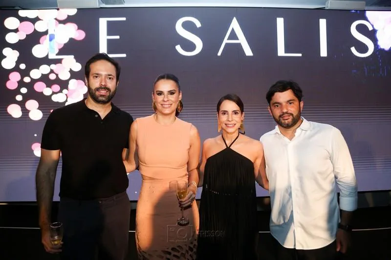 Arthur Vianna, Deborah Bandeira, Ticiana Machado e Guilherme Araripe