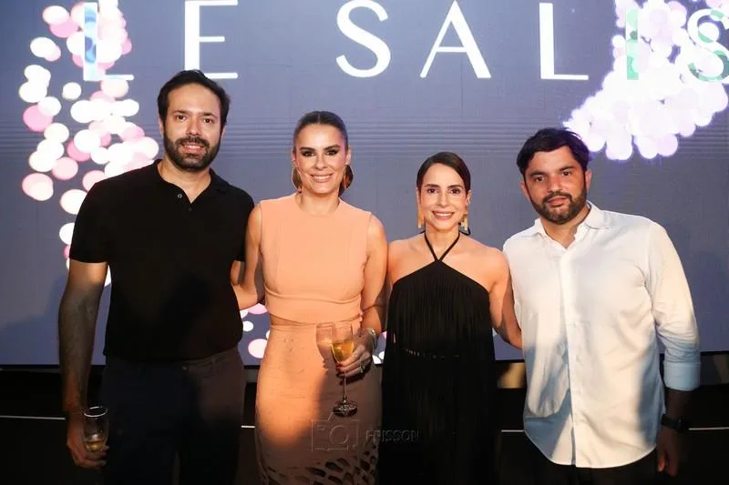 Arthur Vianna, Deborah Bandeira, Ticiana Machado e Guilherme Araripe