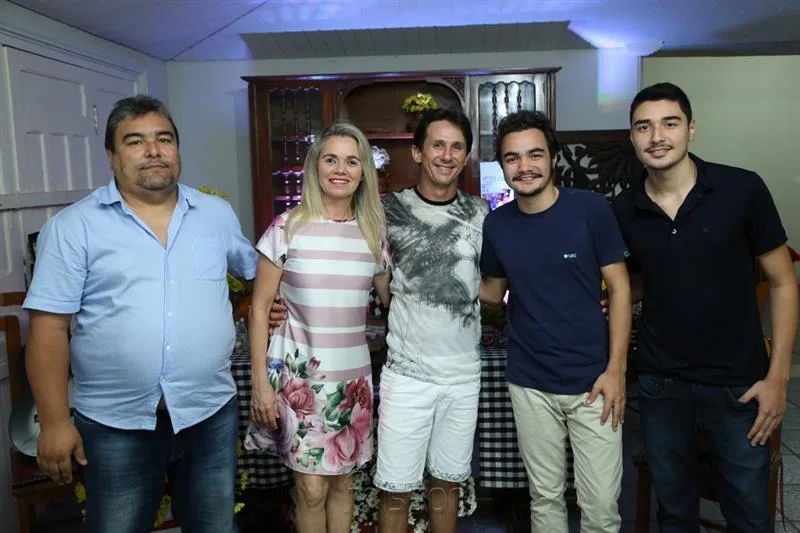 Elienay, Deuziane Ribeiro, Marcos Maciel, Hugo e Matheus Ribeiro