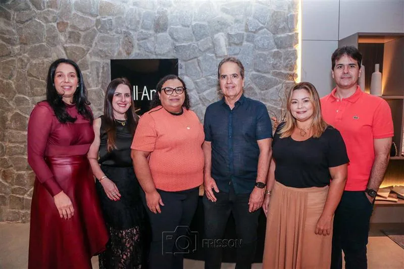 Fernada Nabuco, Graziela Veloso, Adriana Monteiro, Luis Eduardo Fiúza, Evelynne Pontes e Wilson Fiúza