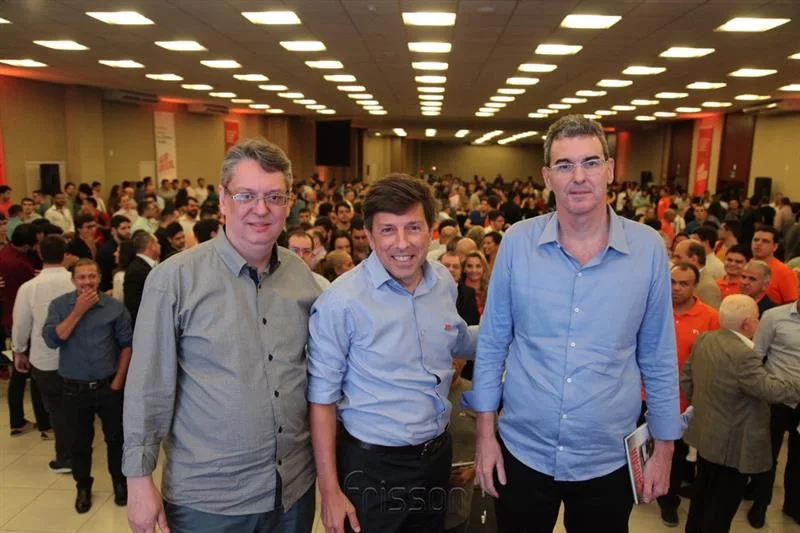 Célio Fernando, João Amoedo e Geraldo Luciano