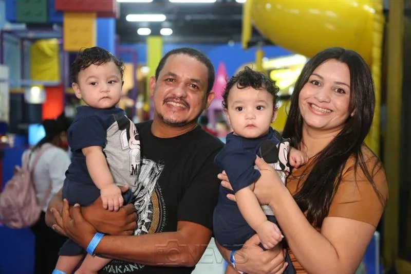 Benjamim, Vanderson, Pedro Benicio e Shirley Sá