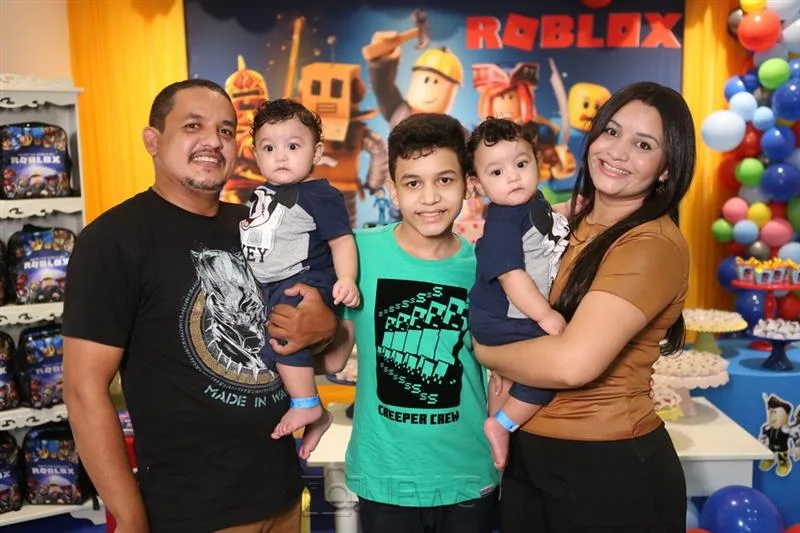 Benjamim, Vanderson, Samuel Victor, Pedro Benicio e Shirley Sá
