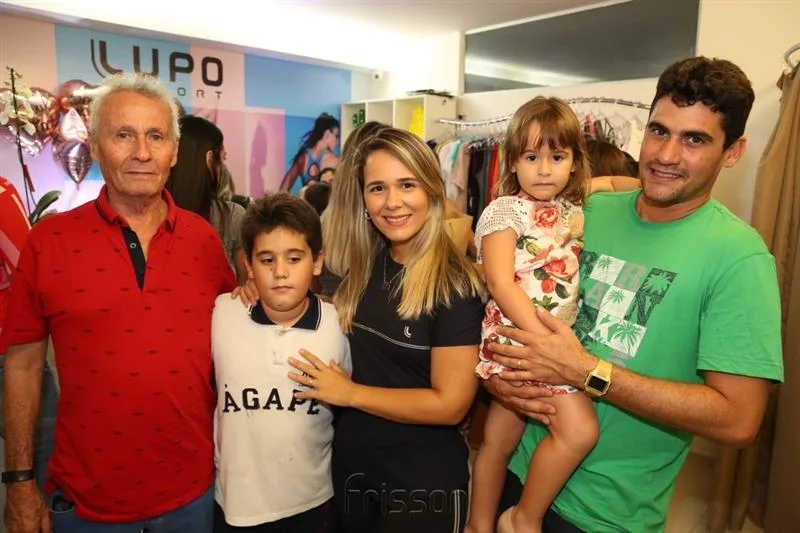 Clodoveu, Daniel Pinheiro, Rafaella Arruda, Mariana e Guilherme Pinheiro