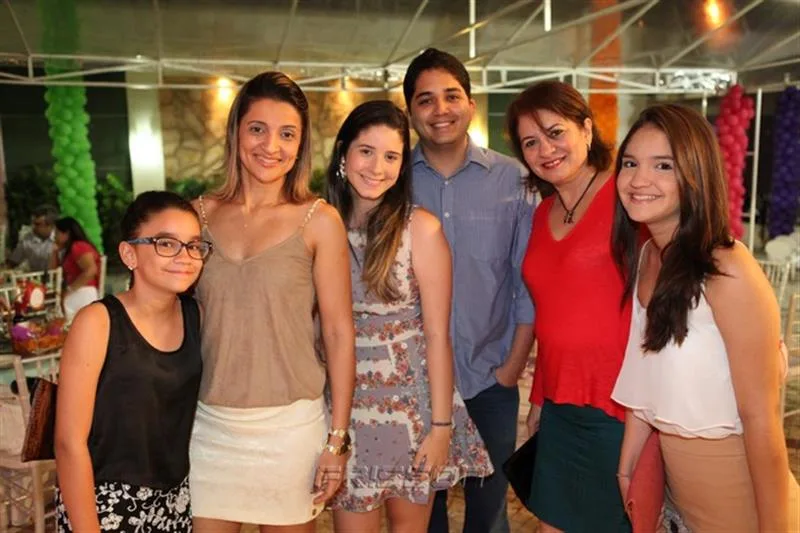 Ana Clara Moraes, Claudia, Debora Lima, Marcelo Xavier, Creusimar Lima e Pamela Moraes