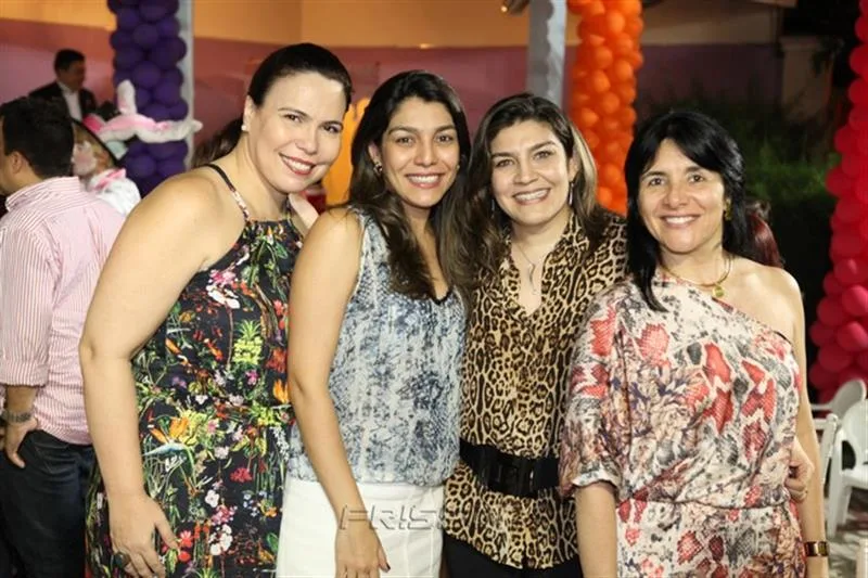Andrea Rios, Vanessa Oliveira, Danielle Lopes e Tania Vasconcelos