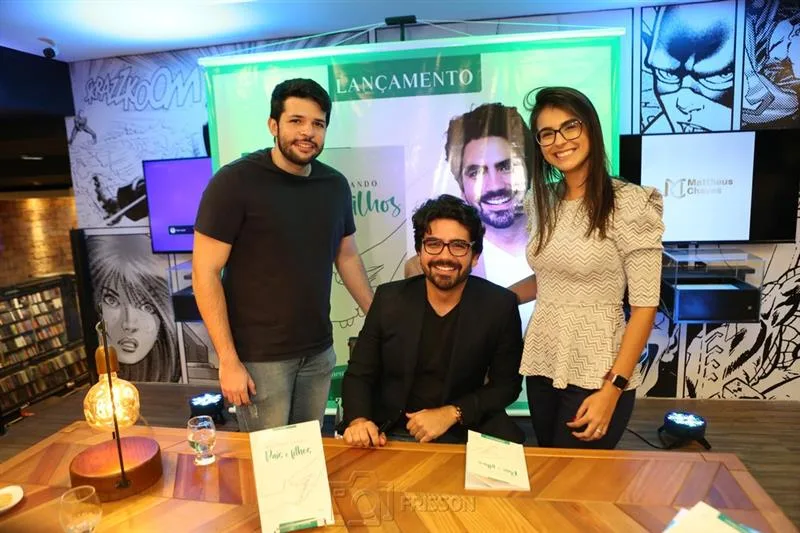 Iago, Matteus Chaves e Livia Macedo