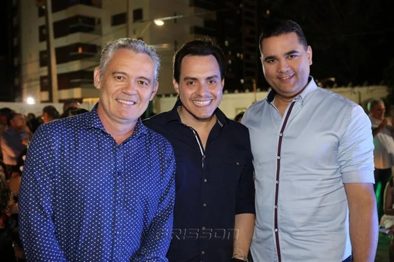 Edson Barbosa, Francisco Campelo e Adriano Matos