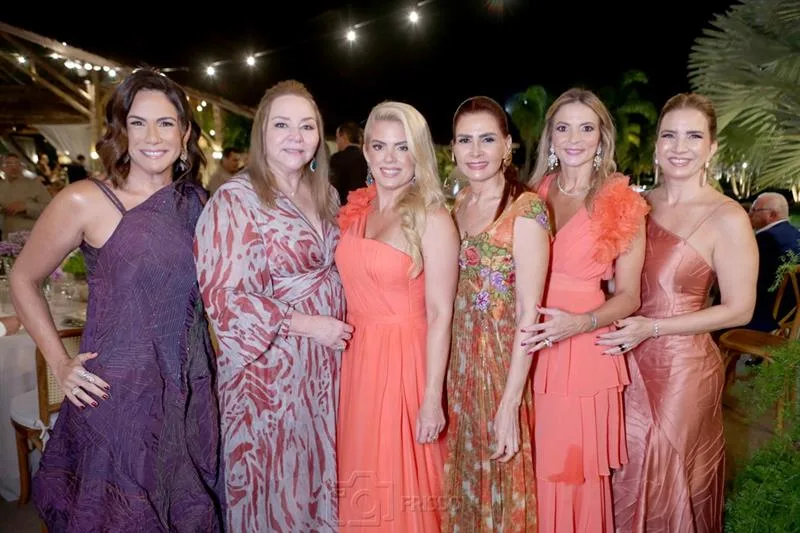 Ana Virgínia Martins, Sandra Fujita, Letícia Studart, Lorena Pouchain, Michelle Aragão e Karmilse Marinho