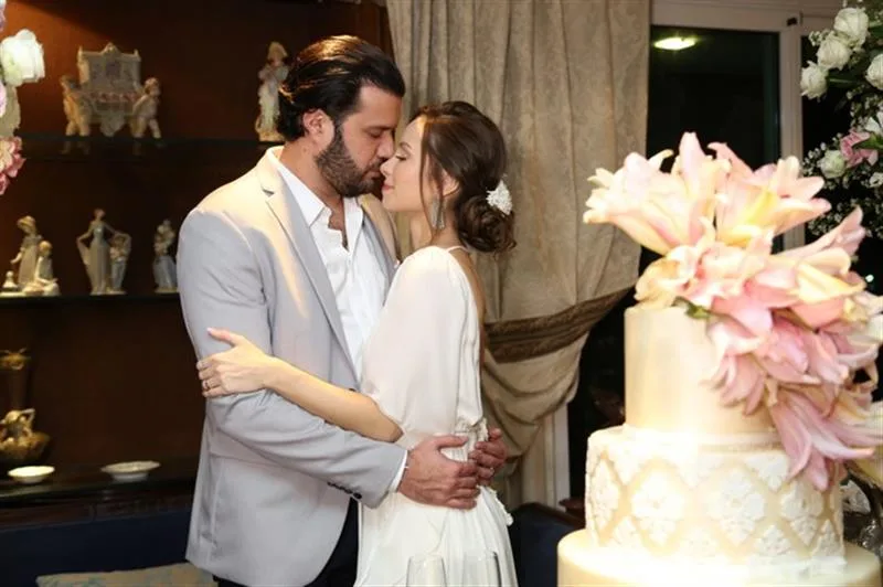Bernardo Borges e Maryna Landim