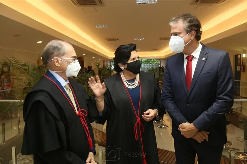 Abelardo Benevides, Nailde Pinheiro e Camilo Santana
