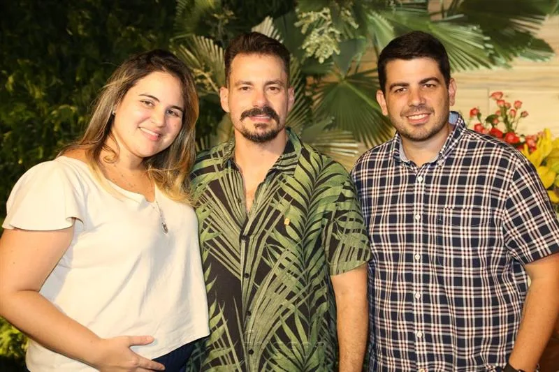 Bárbara Mattos, Miguel Filho e Ricardo Mattos