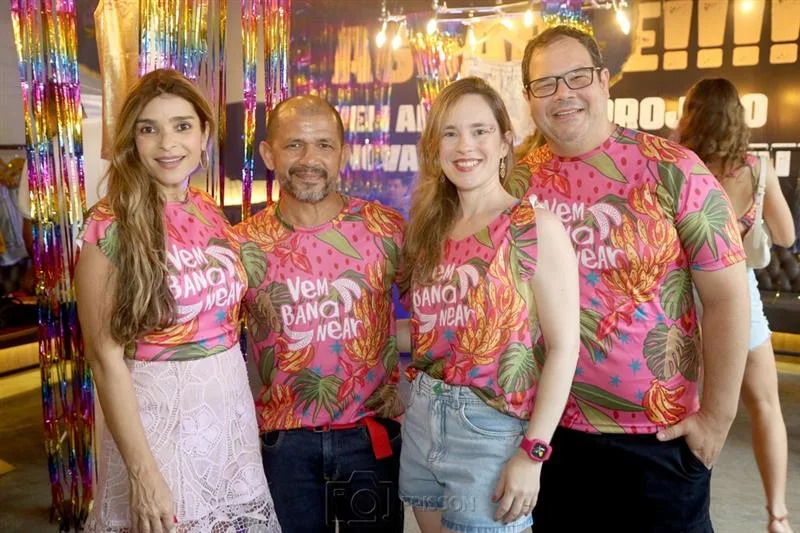 Andrea Gurgel, Josenias Junior, Ingrid Linhares e Paulo Rabelo