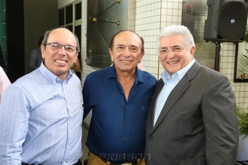 André, Marcos Montenegro e Deusmar Queirós