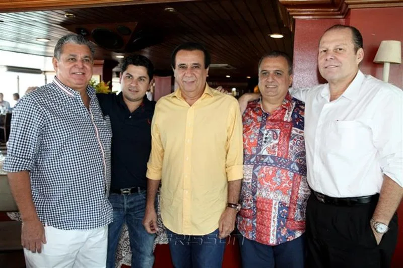 Cleber Cunha, Pompeu Vasconcelos, Gaudêncio Lucena, Max Câmara e Júlio Ventura