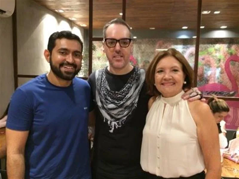 Kassio Cesar, Alysson Aragão e Naura Franco
