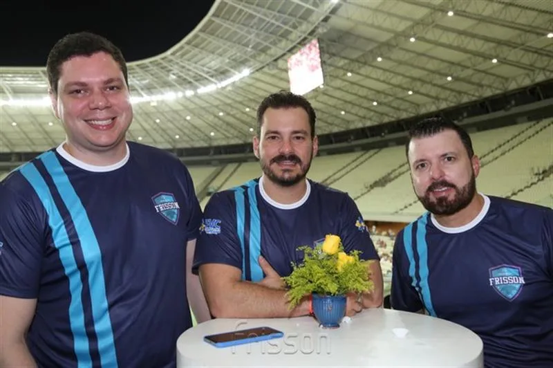 Ademar Filho, Miguel Filho e Cesar Martins