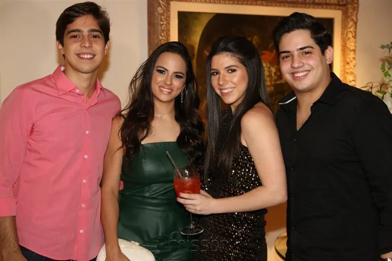 Álvaro Rolim, Bianca Aragão, Maria Eduarda Sales e Felipe Pinto
