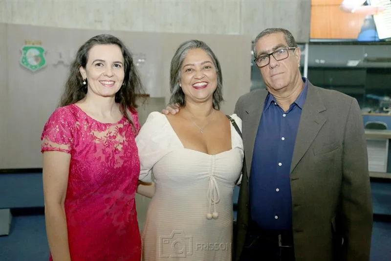 Glauciane Santos, Maria José e Rogério Boaretto
