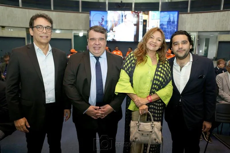 Gustavo Porto, Mario Freire, Ana Lourdes e Guilherme Almeida