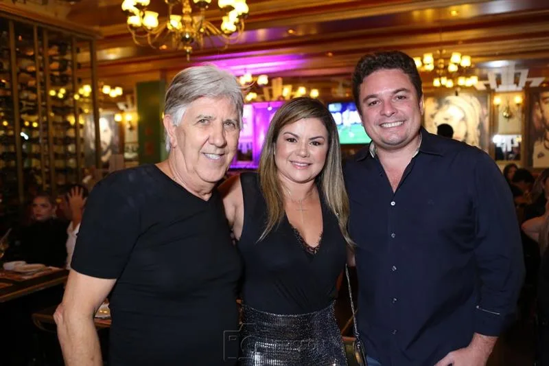 Ângelo Oliva, Liliane Gomes e Celio Salles