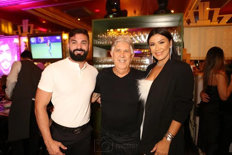 Arnaldo Castaldo, Ângelo Oliva e Aline Castaldo