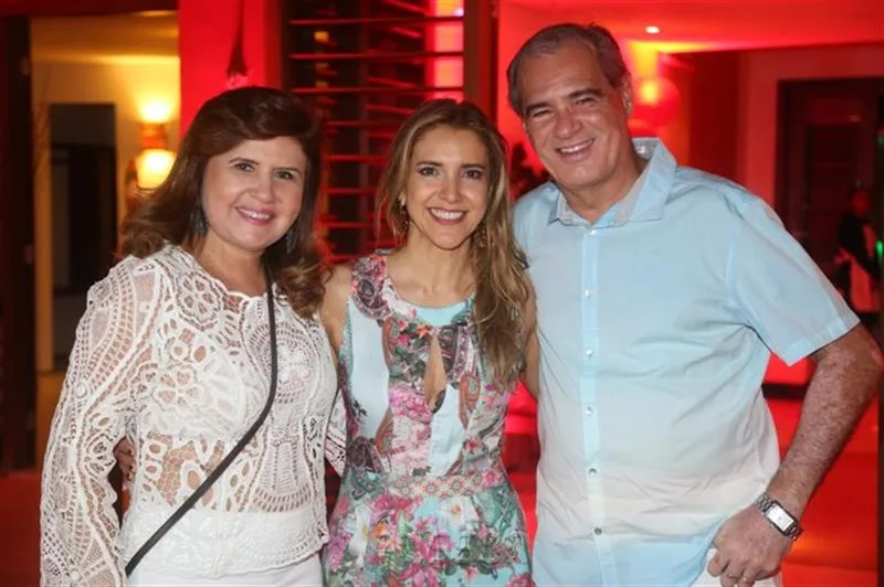 Claudia Pepino, Eliziane Colares e Paulo Pepino