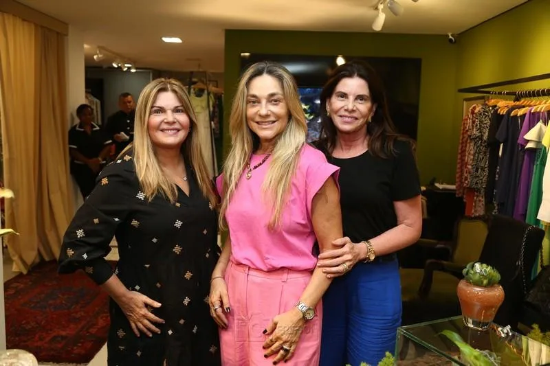 Cristiane Lima, Célia Magalhães e Sandra Pinheiro