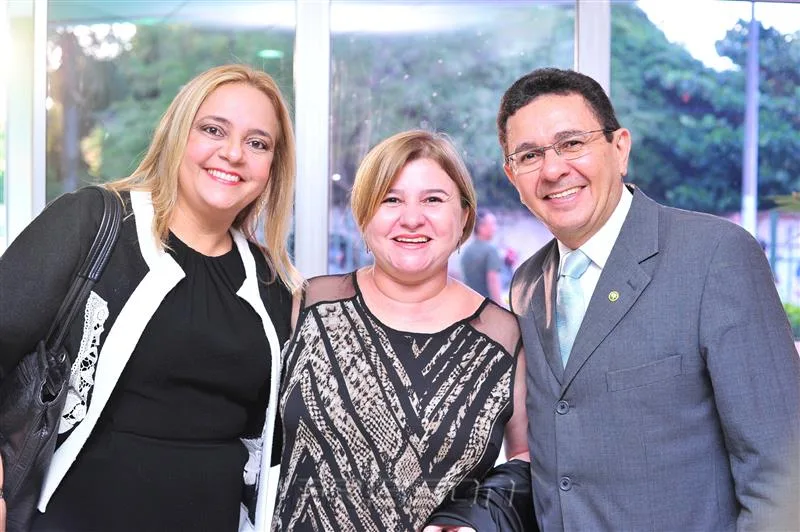Ana Paula Araújo, Amélia Rocha e Francisco Torres