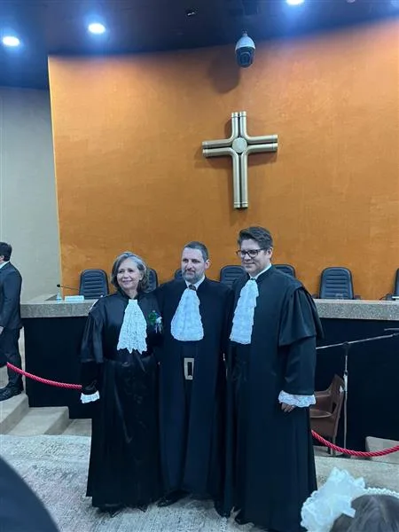 Germana Moraes, Fernando Braga Damasceno e Leonardo Carvalho
