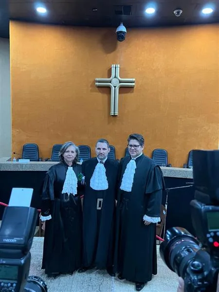 Germana Moraes, Fernando Braga Damasceno e Leonardo Carvalho