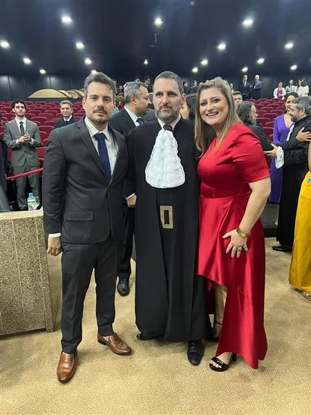 Miguel Dias Filho, Fernando Braga Damasceno e Thelma Regina Braga