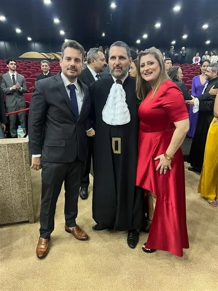 Miguel Dias Filho, Fernando Braga Damasceno e Thelma Regina Braga