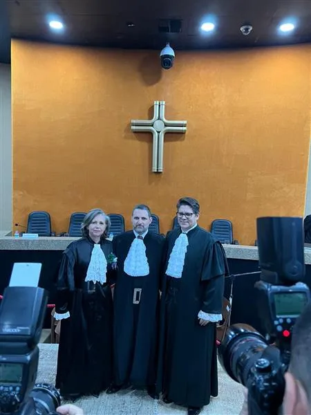 Germana Moraes, Fernando Braga Damasceno e Leonardo Carvalho