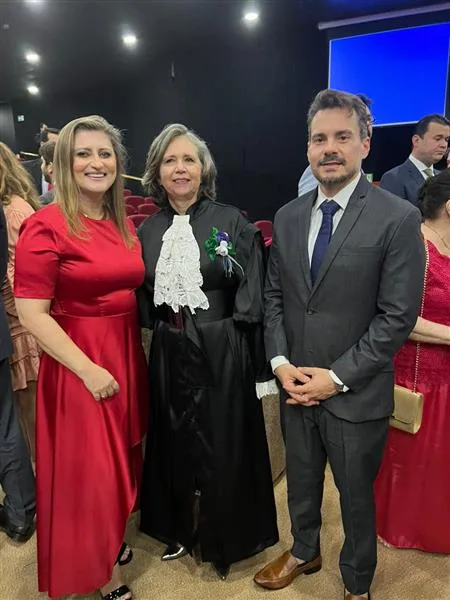Thelma Regina Braga, Germana Moraes e Miguel Dias Filho