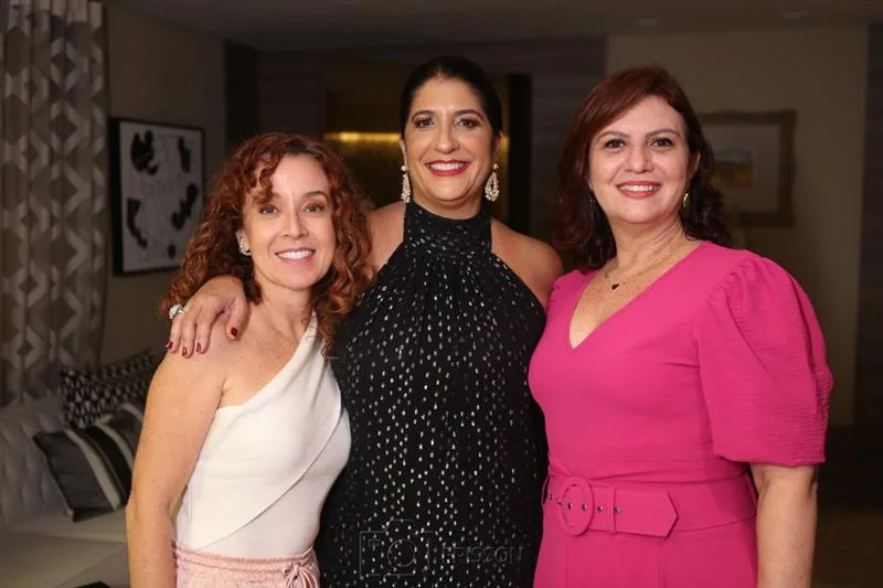 Claudine Sá Leitão, Elisa Oliveira e Clelia Capistrano