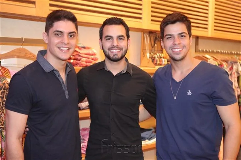 Caio Machado, Anderson Silveira e Rodrigo Nunes