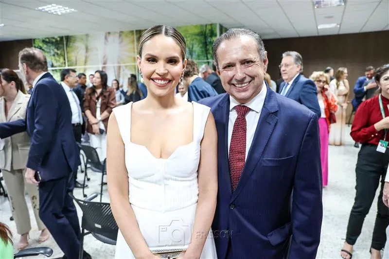 Gabriella Aguiar e Domingos Filho