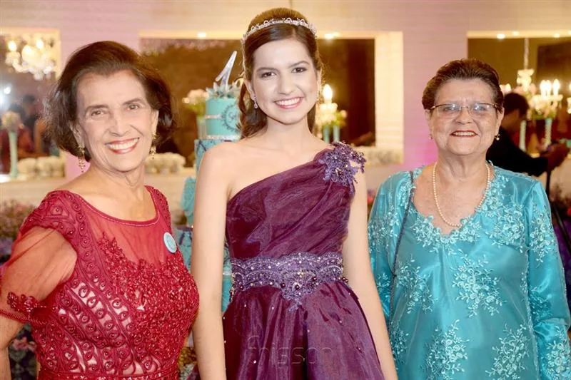 Cecilia Moraes, Sofia Santana e Nilza Moraes
