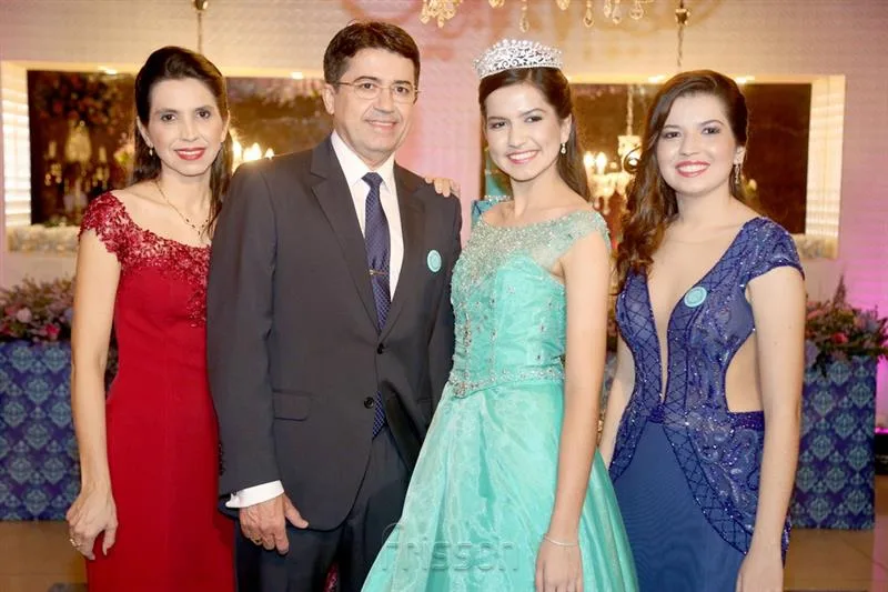 Cecilia, Hildegardo, Sofia e Sabrina Santana