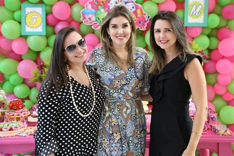Claudinha, Renata Pinheiro e Ana Cândida Araújo